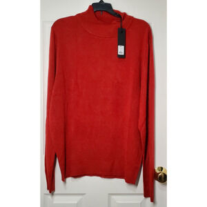 Nova Men DeAngelo Turtleneck Sweater Red Size L NWT